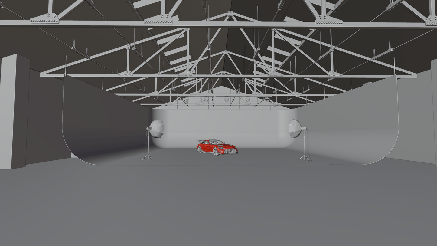Warehouse studio (Blender scene)