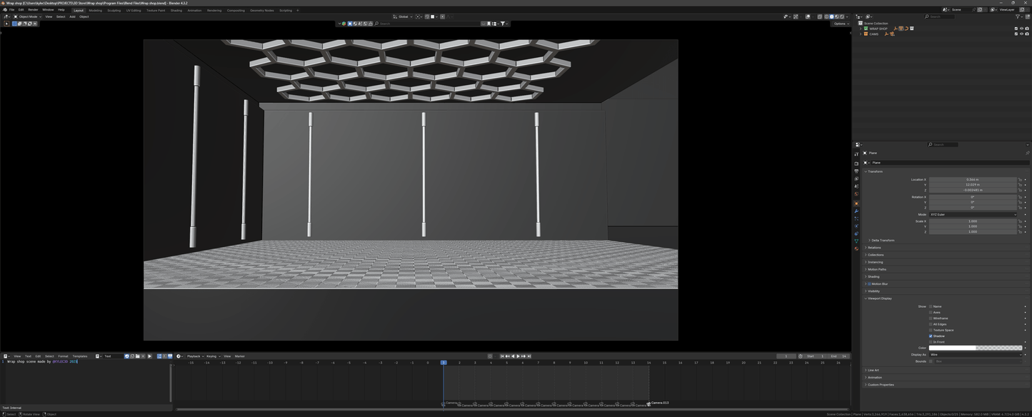 Wrap Shop (Blender Scene)