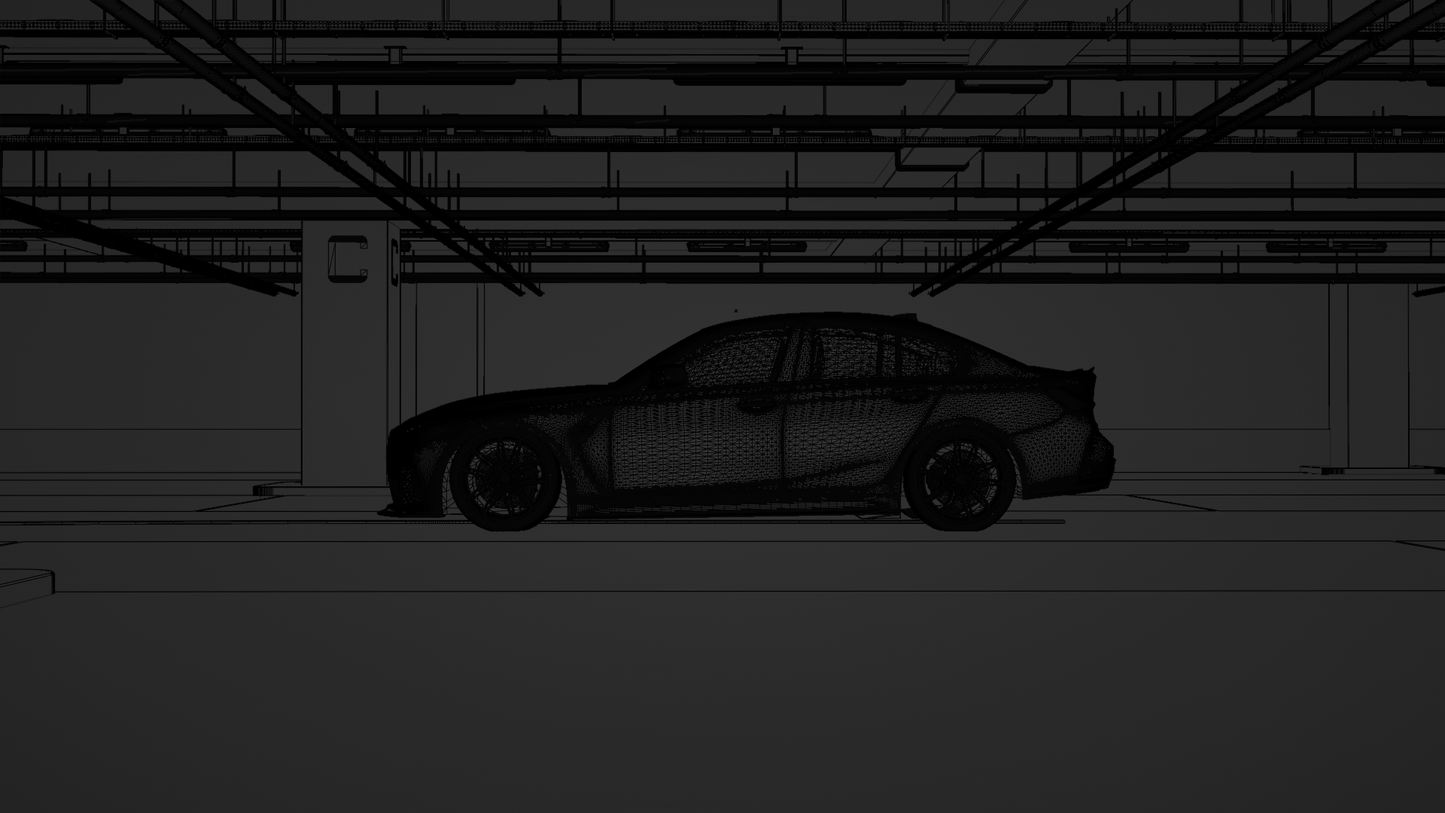 Parking garage (Blender scene)