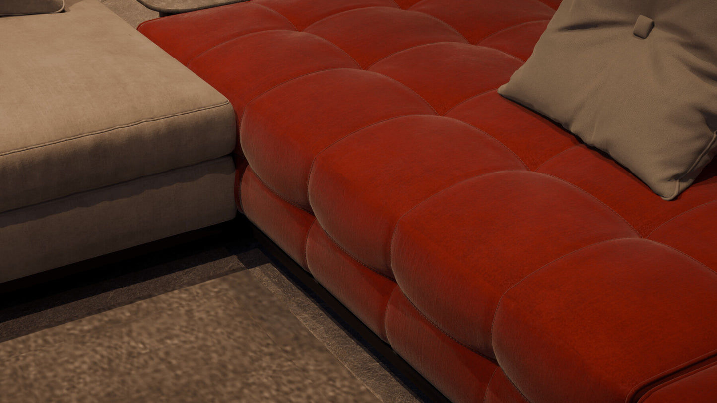 Modern Living Room Interior 2 (Blender scene)