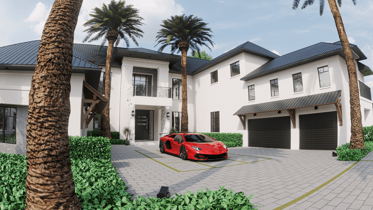 Luxury home (Blender scene)