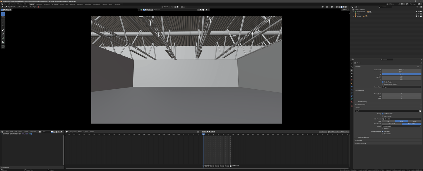 Showroom (Blender scene)