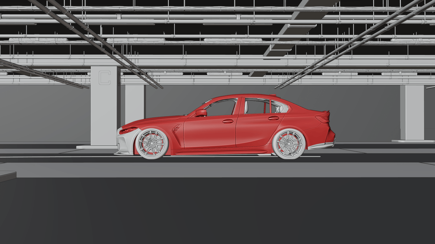 Parking garage (Blender scene)