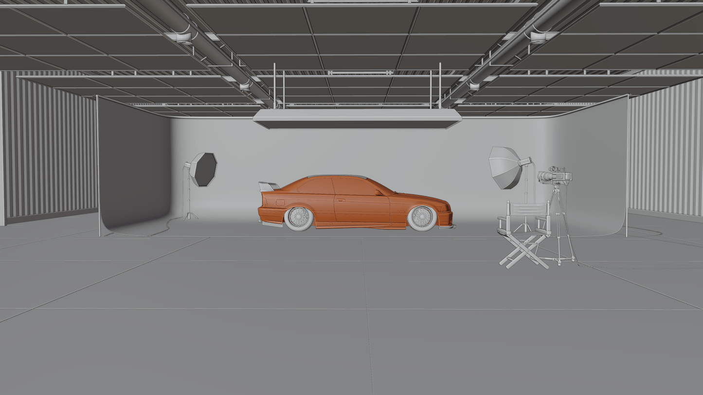 Warehouse studio 2 (Blender scene)