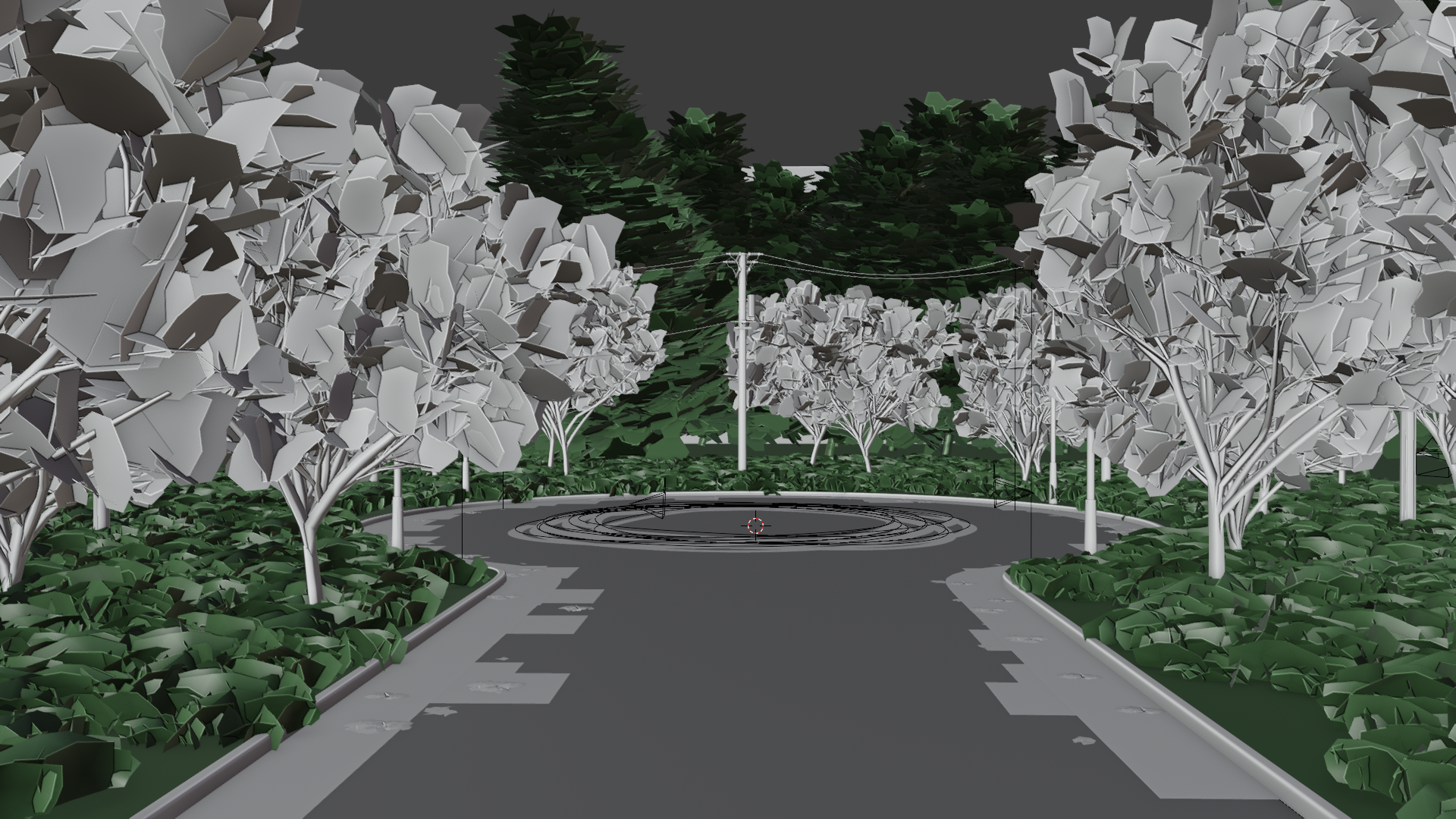 Dark Cul-de-sac (Blender scene)