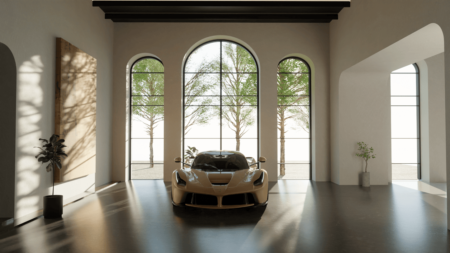 Car Art Exhibit Interior 2 (Blender scene)