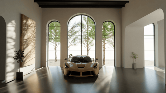 Car Art Exhibit Interior 2 (Blender scene)