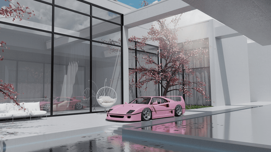 Modern Home Pool Environment (Blender scene)
