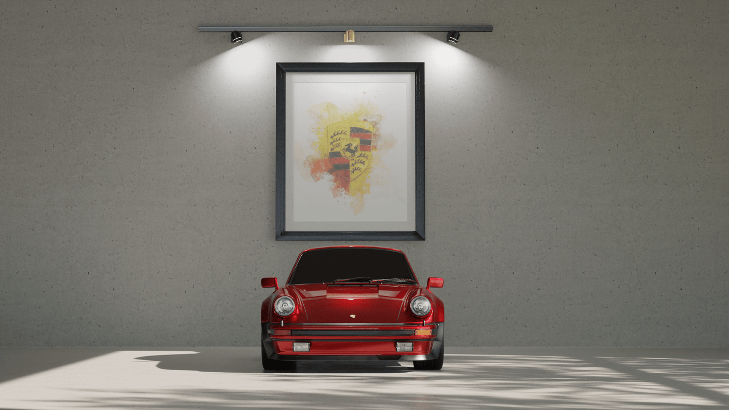 Car Art Exhibit Interior 1 (Blender scene)