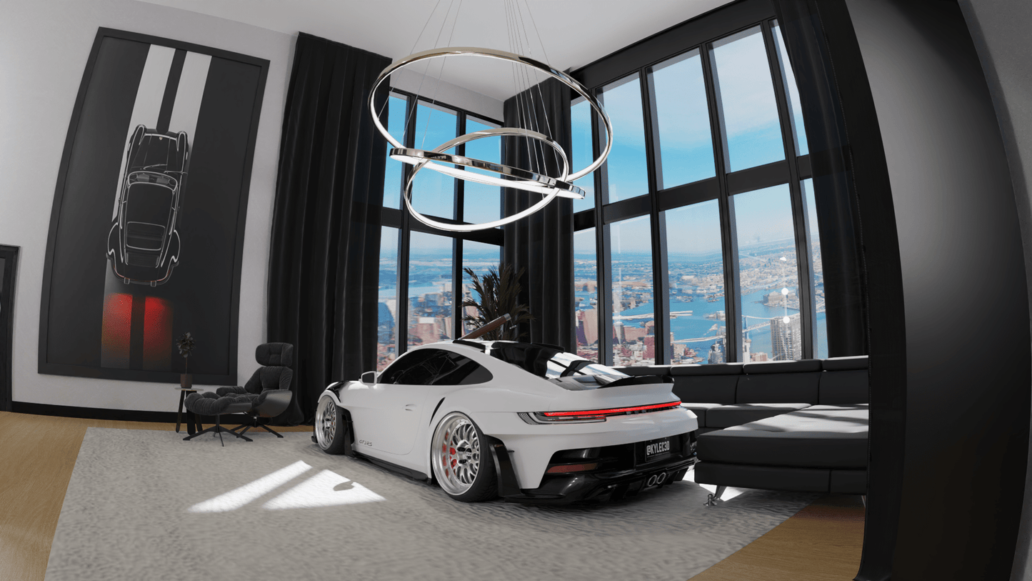 Modern Penthouse Interior 1 (Blender scene)