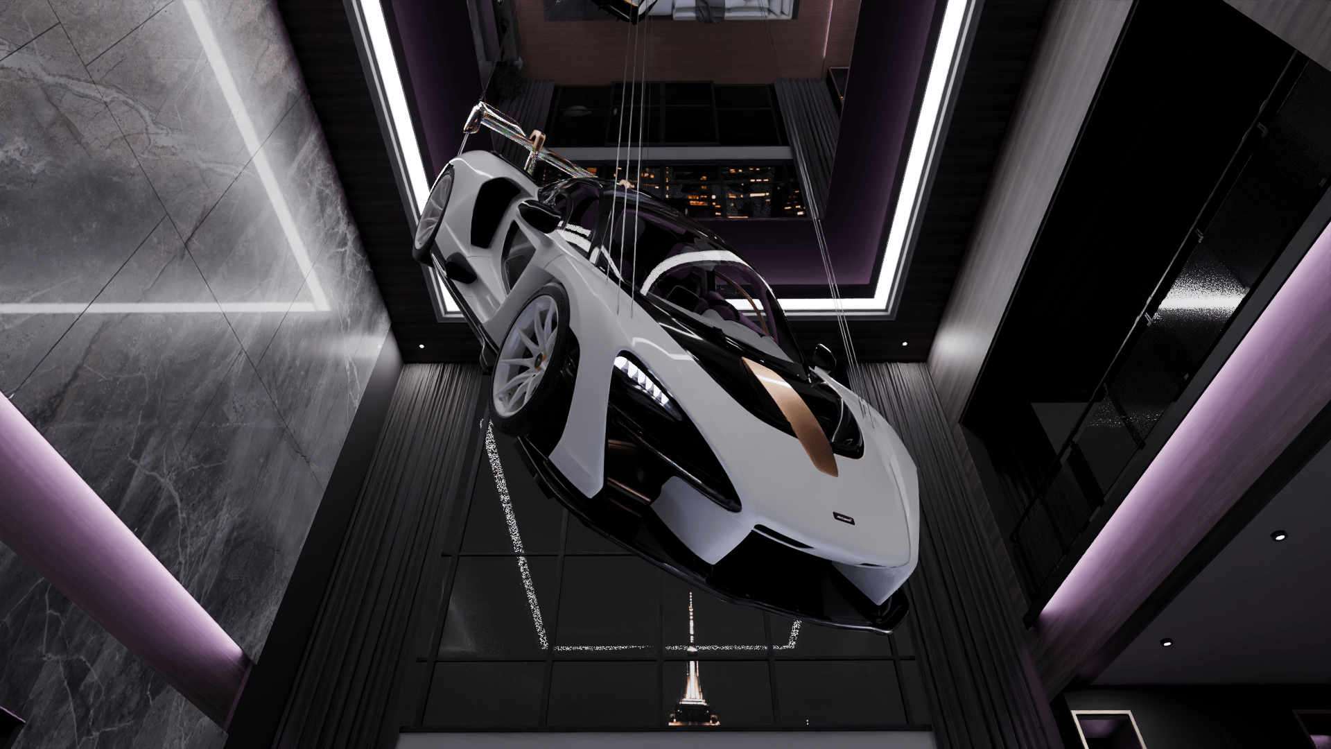 Modern Penthouse Interior 4 (Blender scene)