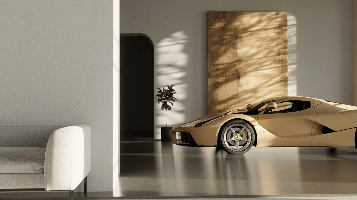 Car Art Exhibit Interior 2 (Blender scene)