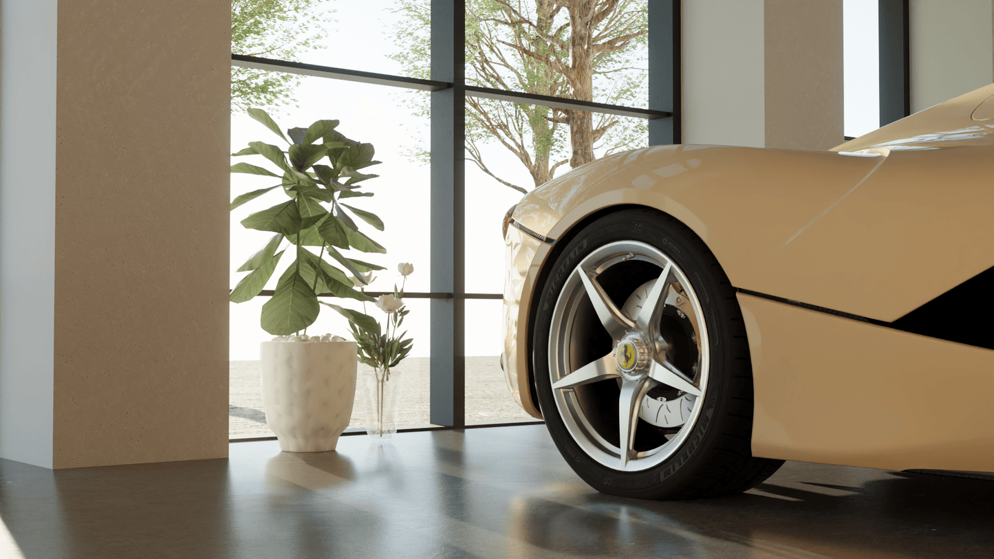 Car Art Exhibit Interior 2 (Blender scene)