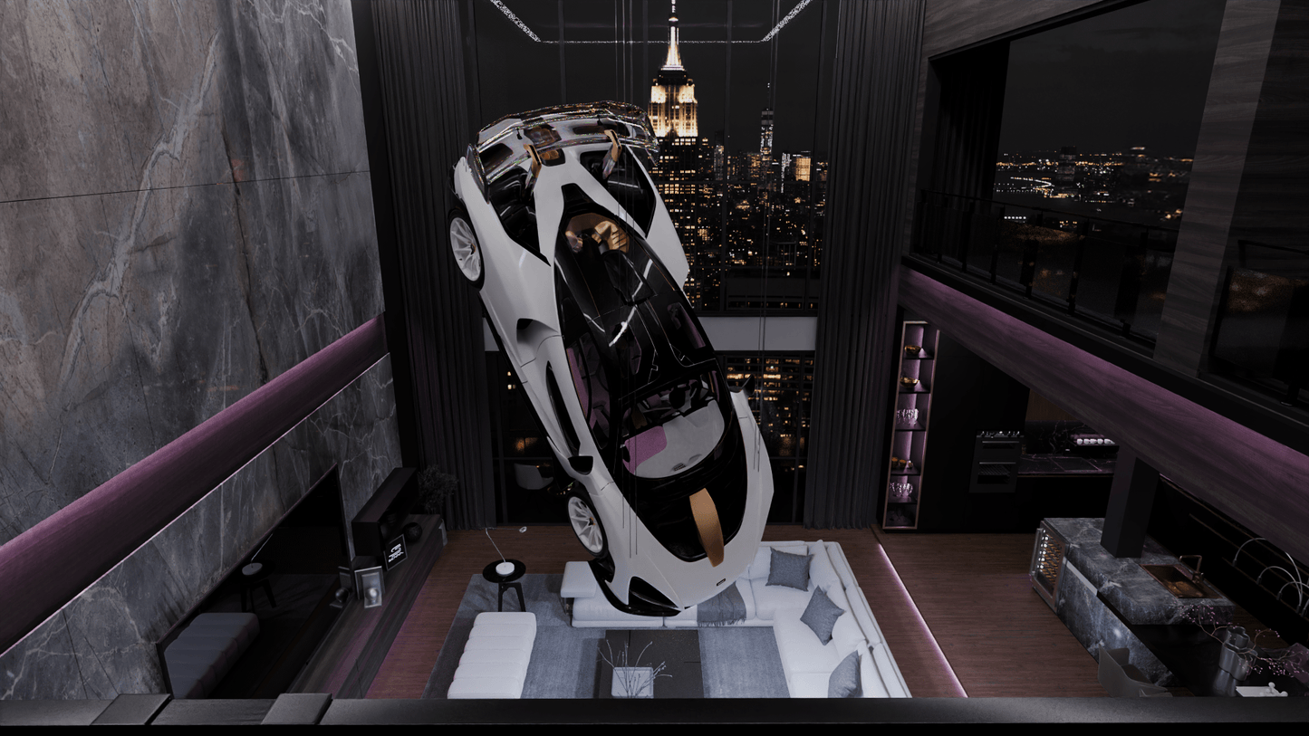 Modern Penthouse Interior 4 (Blender scene)