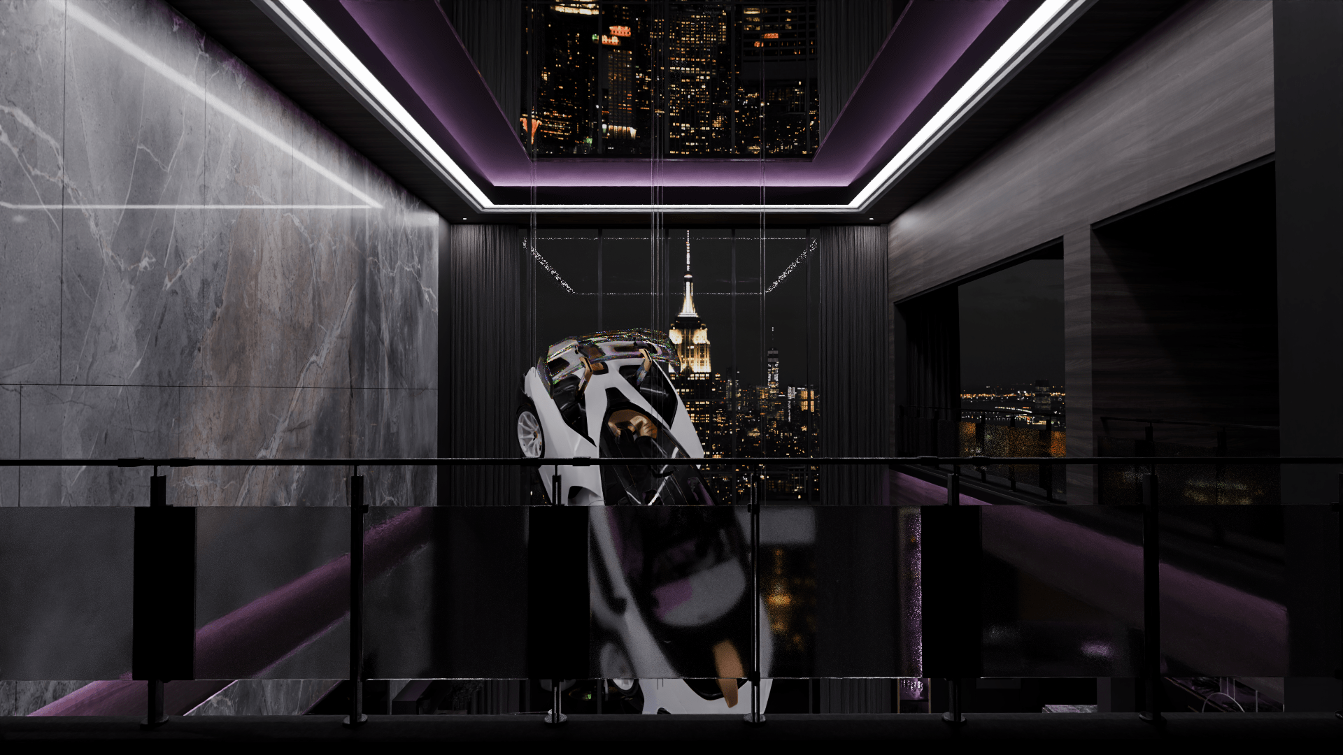 Modern Penthouse Interior 4 (Blender scene)