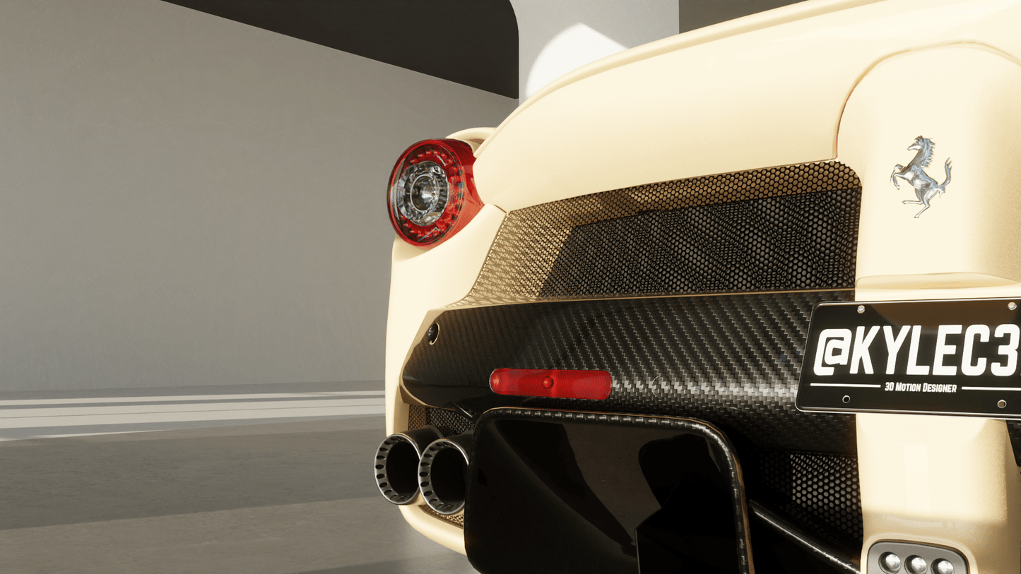 Car Art Exhibit Interior 2 (Blender scene)