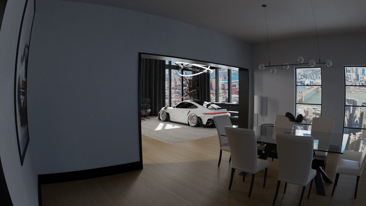 Modern Penthouse Interior 1 (Blender scene)