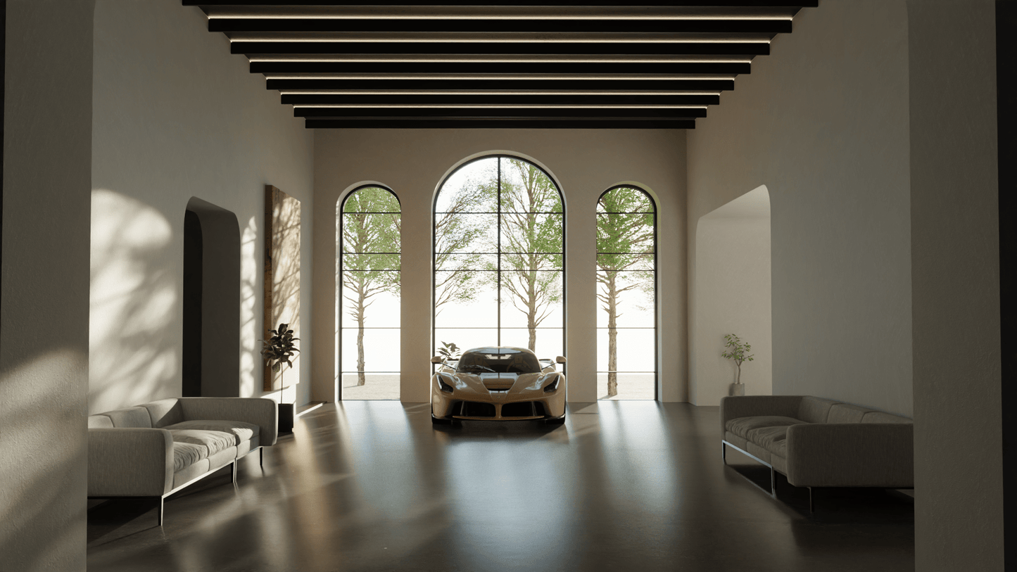 Car Art Exhibit Interior 2 (Blender scene)