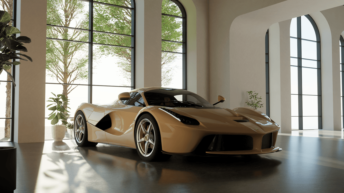Car Art Exhibit Interior 2 (Blender scene)