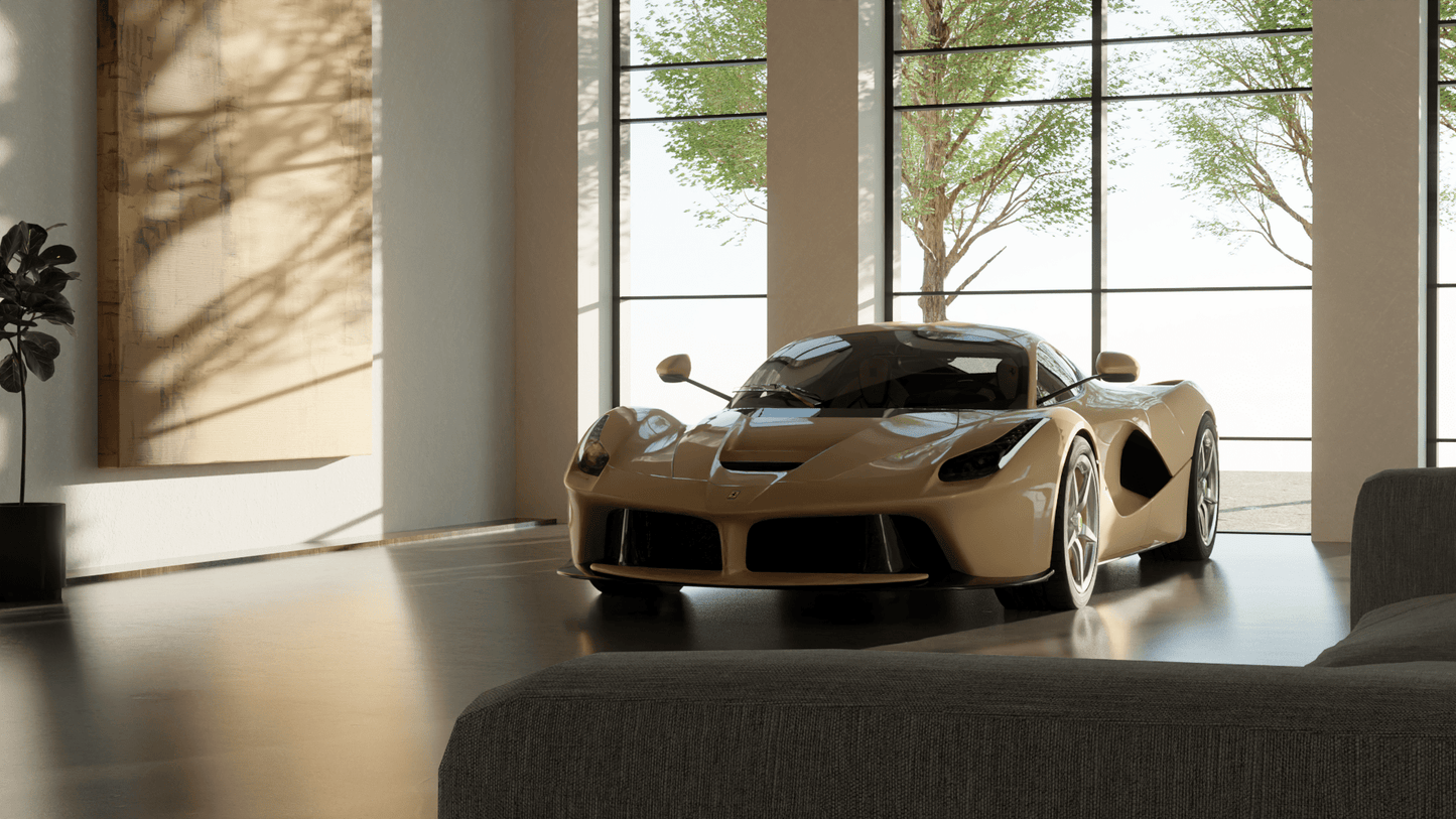 Car Art Exhibit Interior 2 (Blender scene)