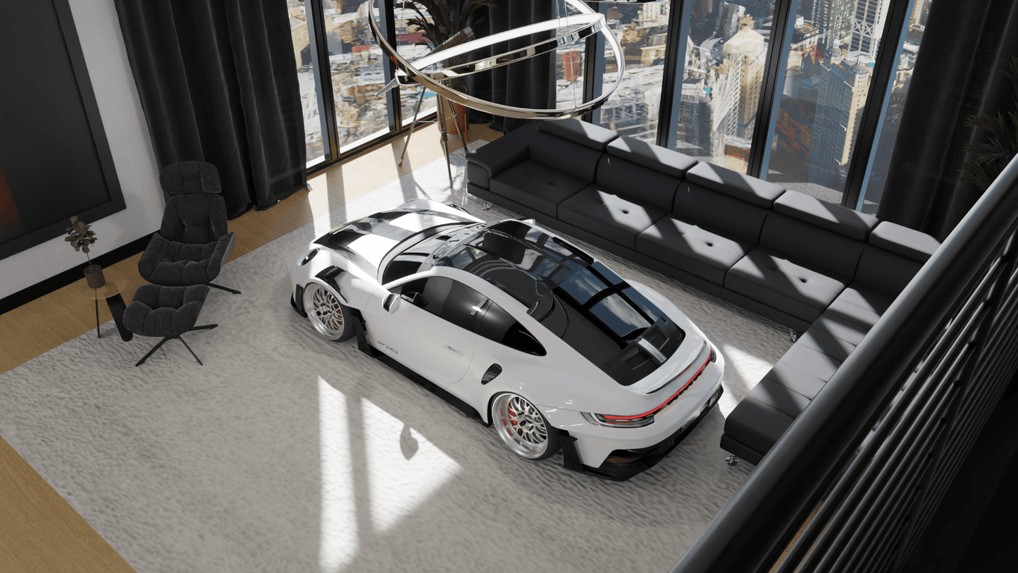Modern Penthouse Interior 1 (Blender scene)