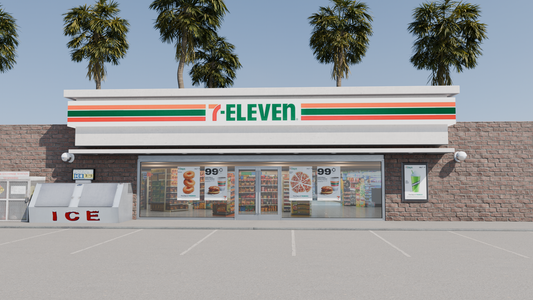 7 Eleven Convenience Store (Blender file)