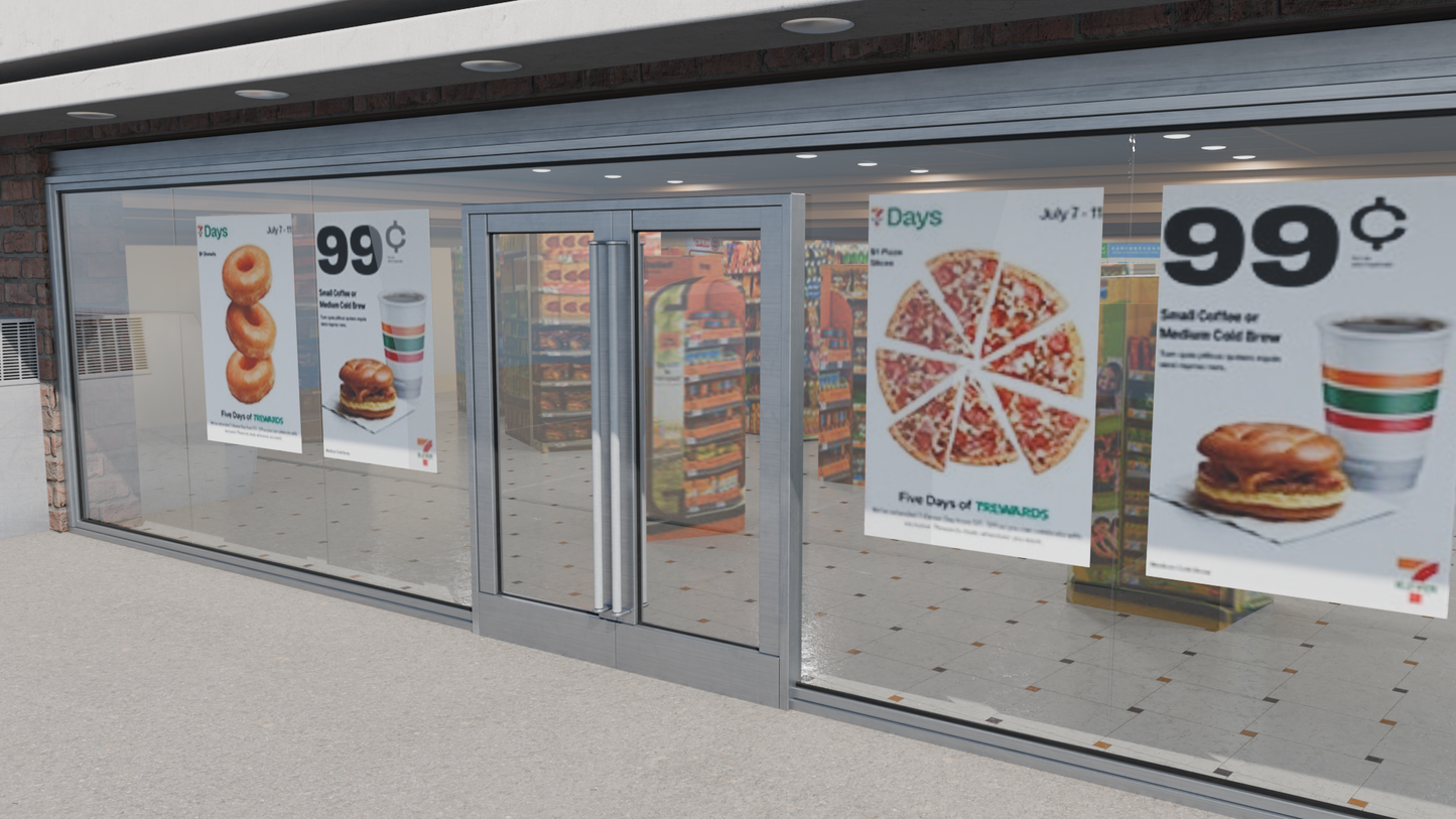 7 Eleven Convenience Store (Blender file)