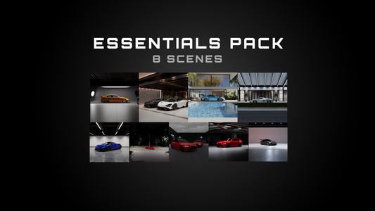 Essentials pack (8 blender scenes)