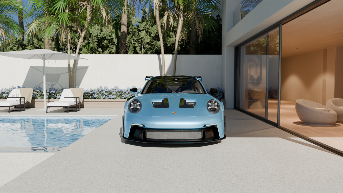 Villa pool (Blender scene)