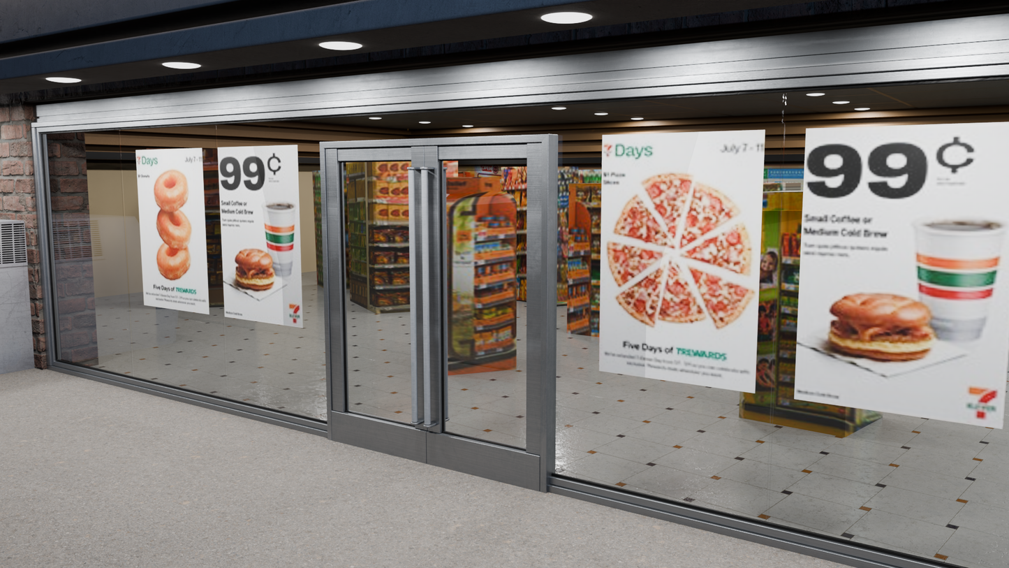 7 Eleven Convenience Store (Blender file)