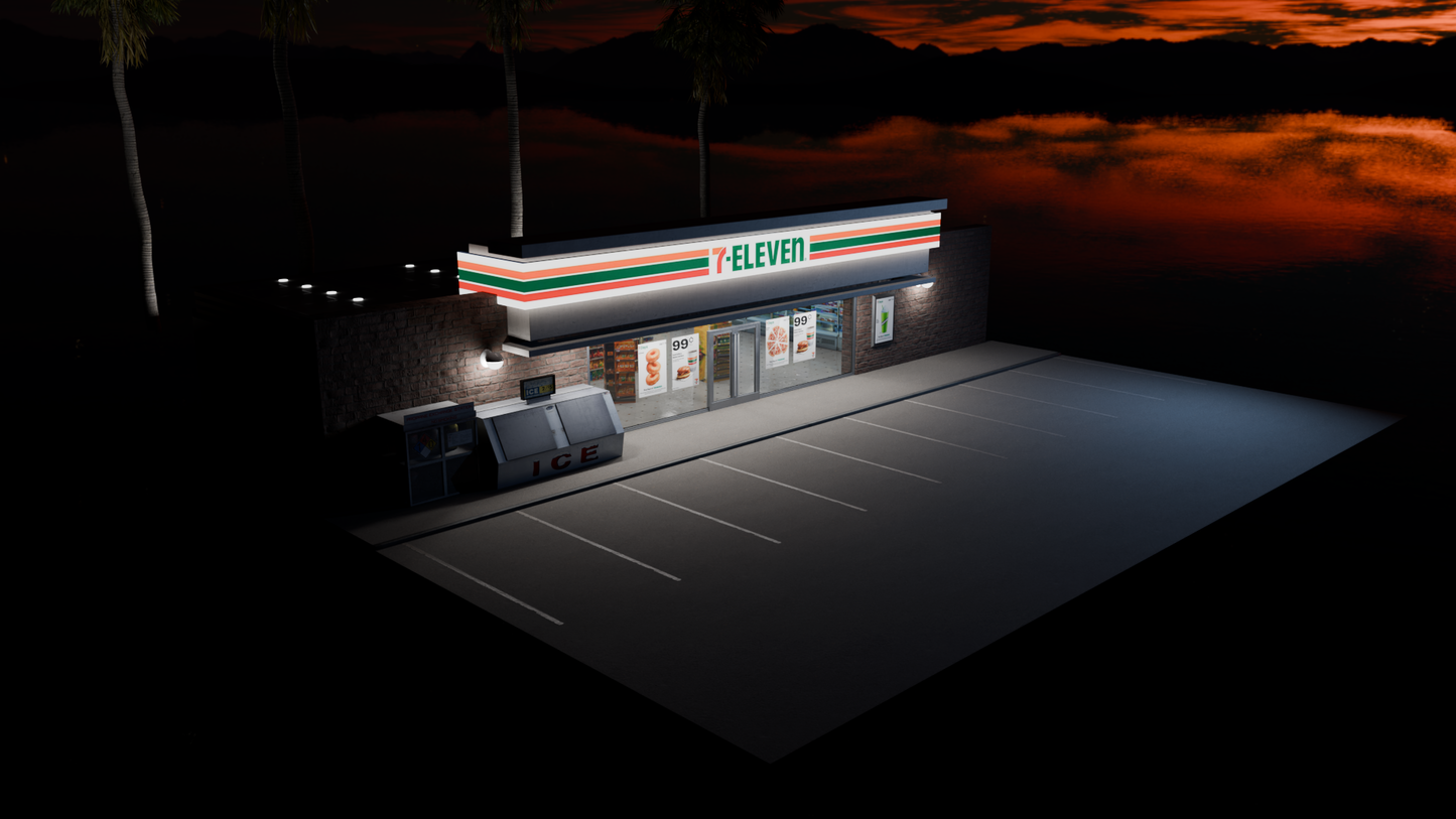 7 Eleven Convenience Store (Blender file)