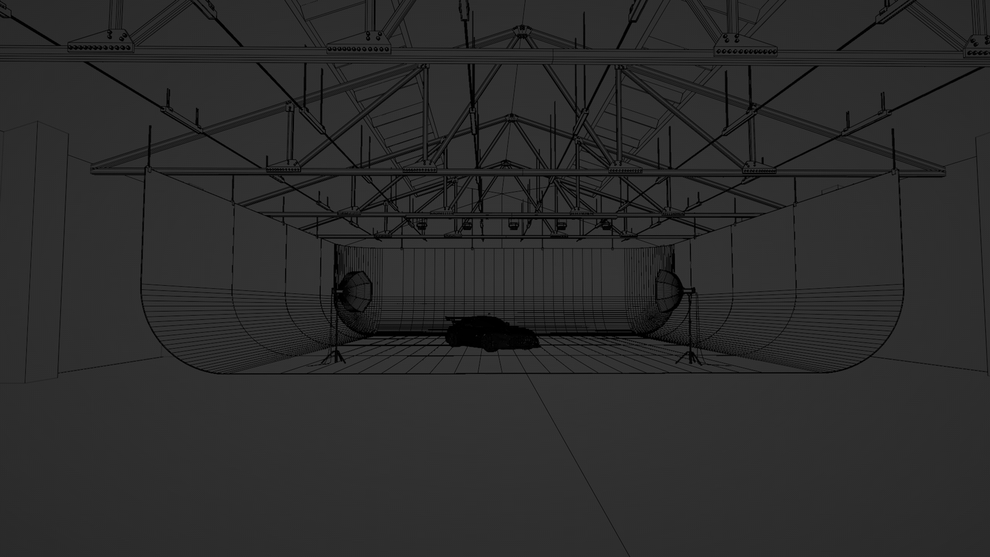 Warehouse studio (Blender scene)