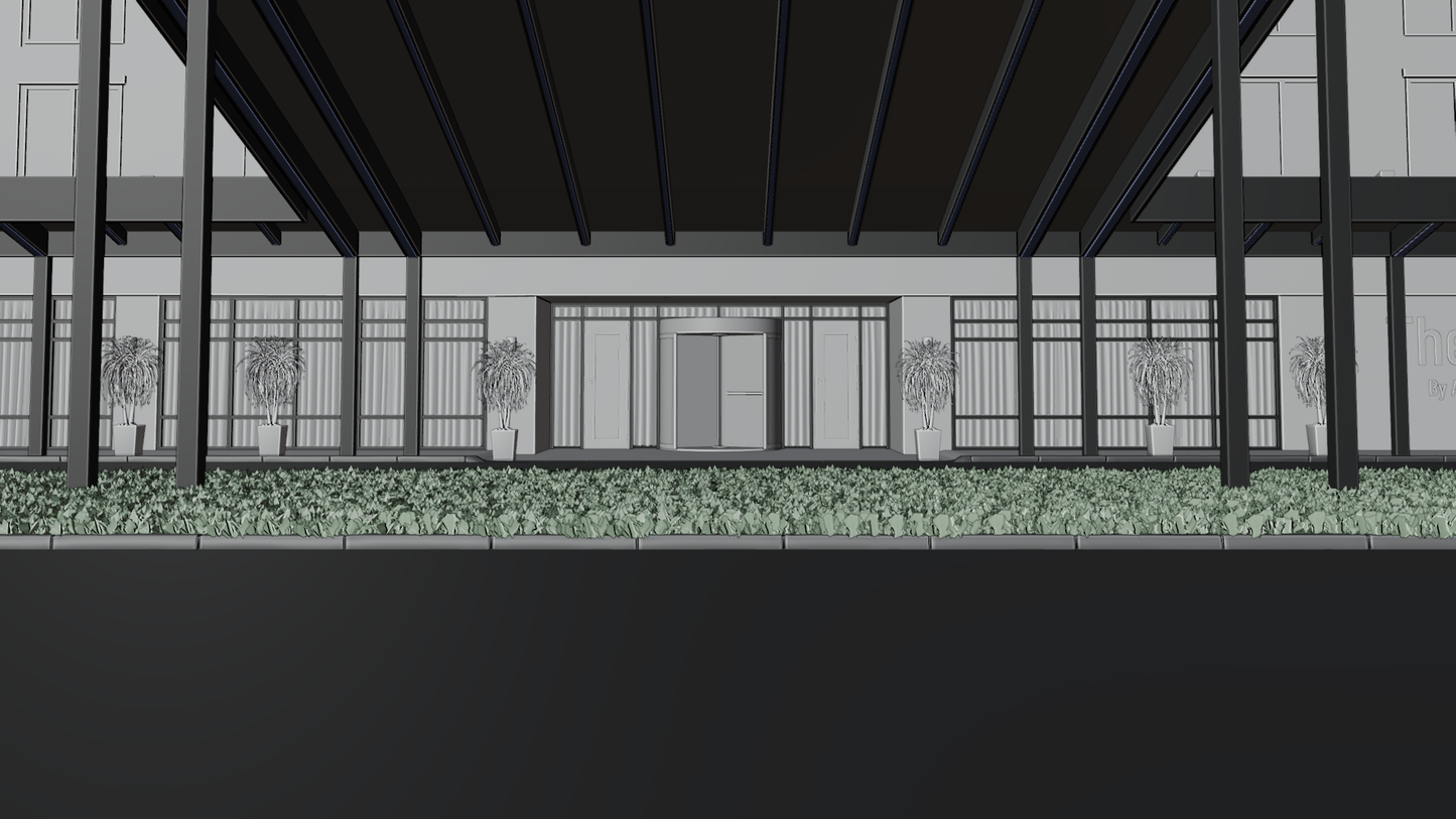 Hotel Exterior (Blender Scene)
