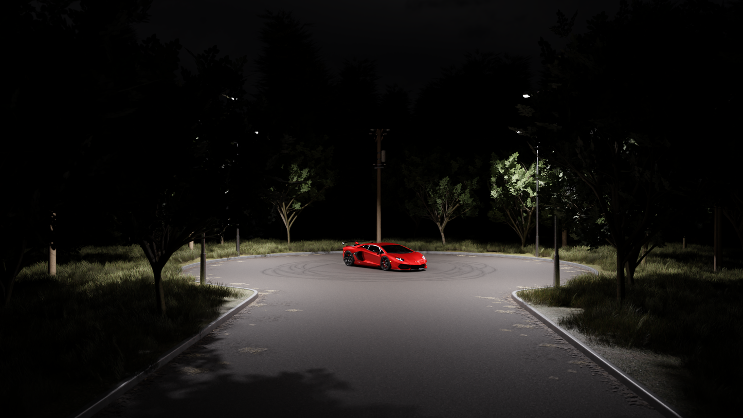 Dark Cul-de-sac (Blender scene)