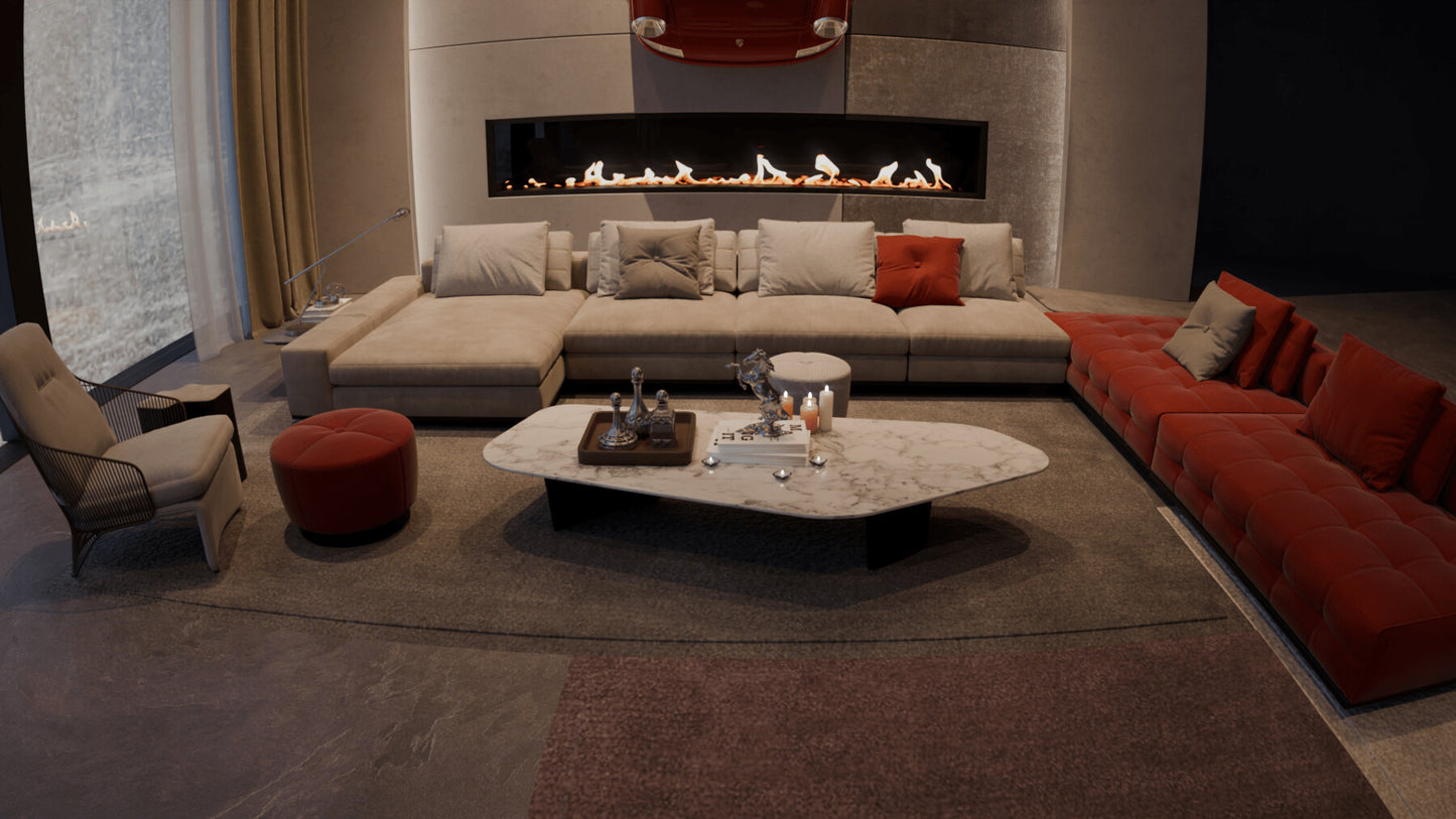 Modern Living Room Interior 2 (Blender scene)