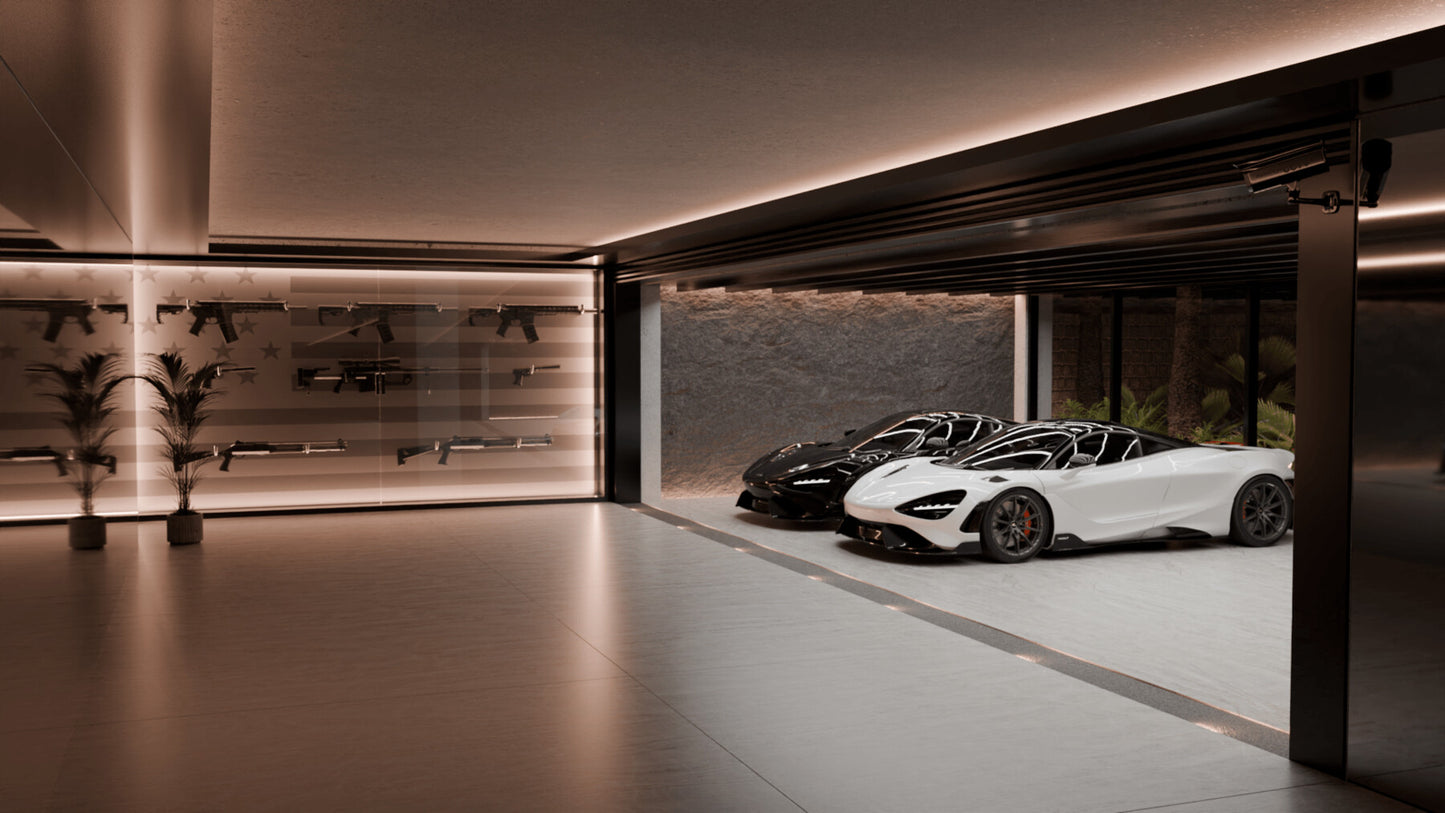 Modern Garage Interior (Blender scene)