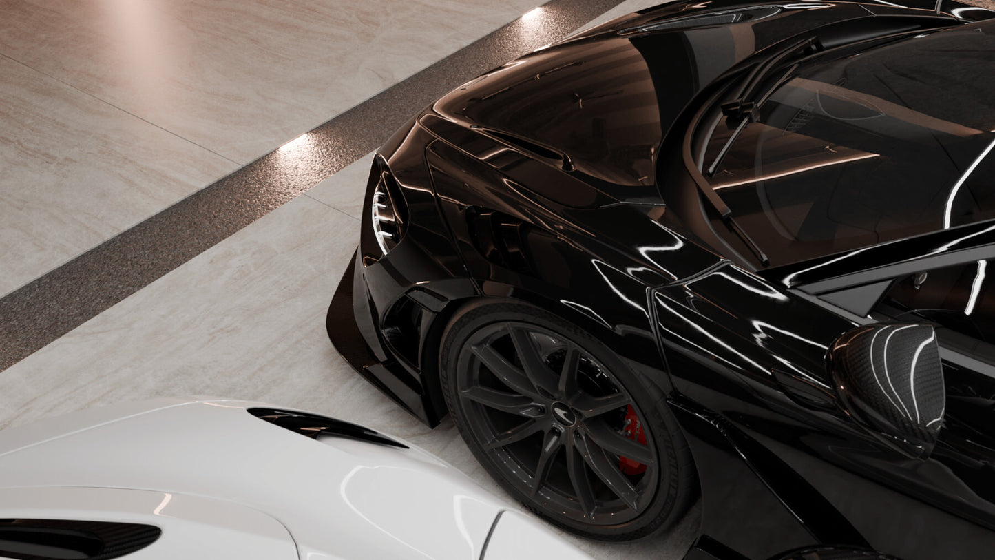 Modern Garage Interior (Blender scene)