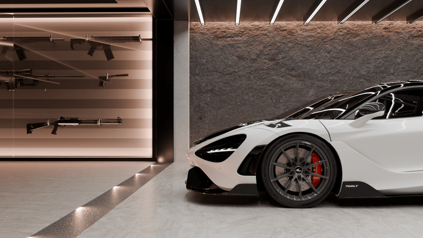 Modern Garage Interior (Blender scene)