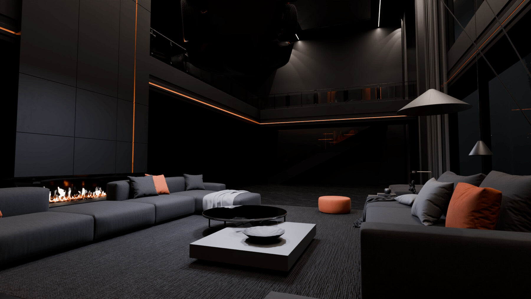 Modern Penthouse Interior 3 (Blender scene)