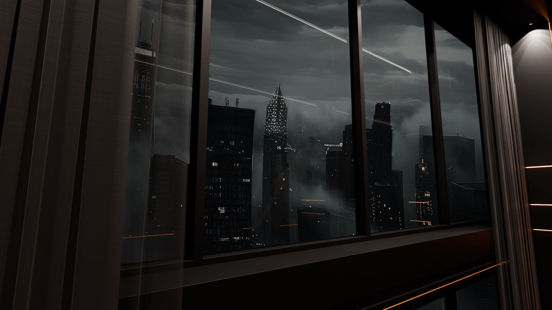 Modern Penthouse Interior 3 (Blender scene)