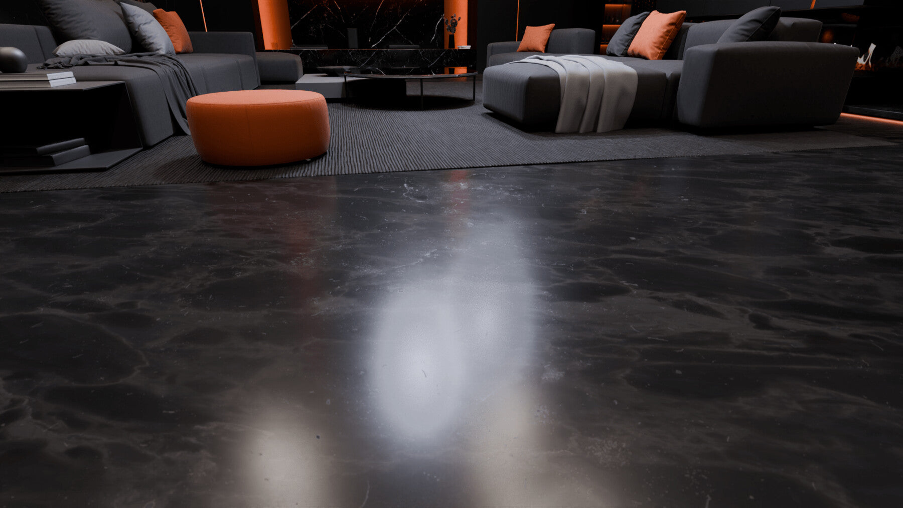 Modern Penthouse Interior 3 (Blender scene)