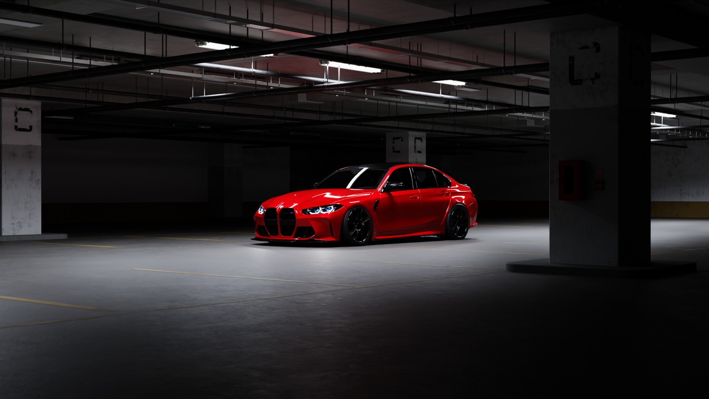 Parking garage (Blender scene)