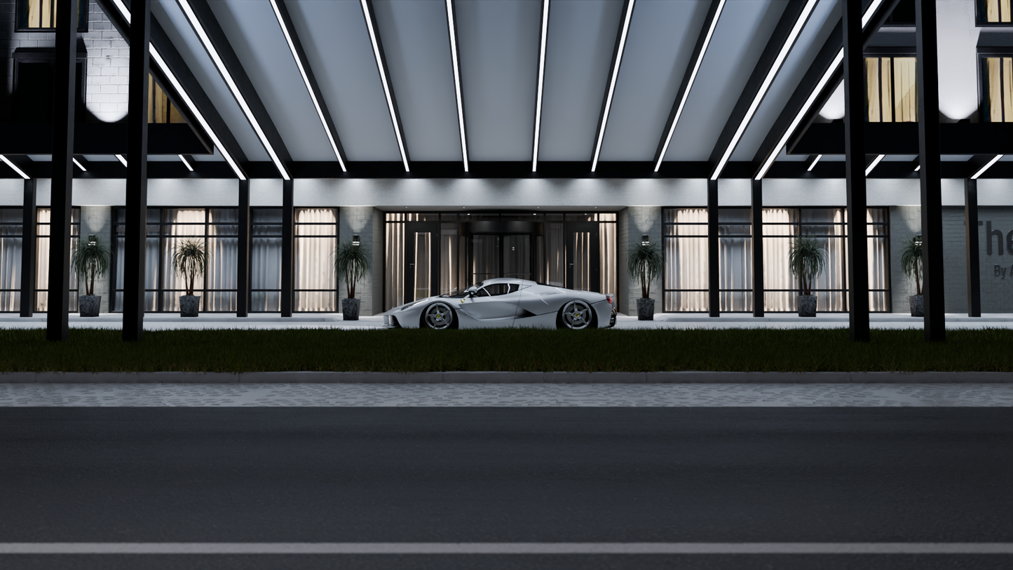 Hotel Exterior (Blender Scene)