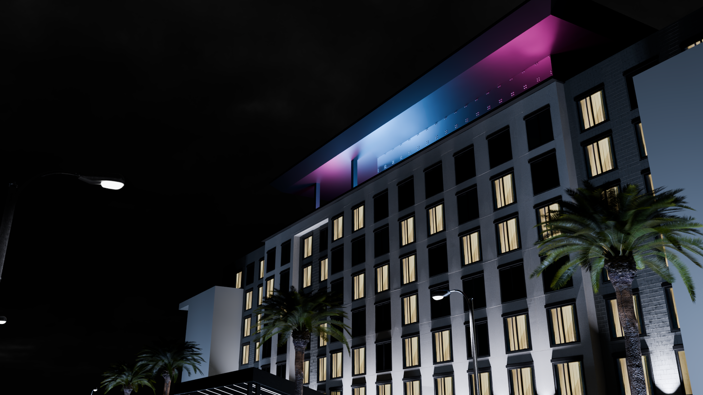 Hotel Exterior (Blender Scene)