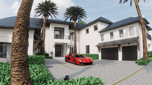 Luxury home (Blender scene)