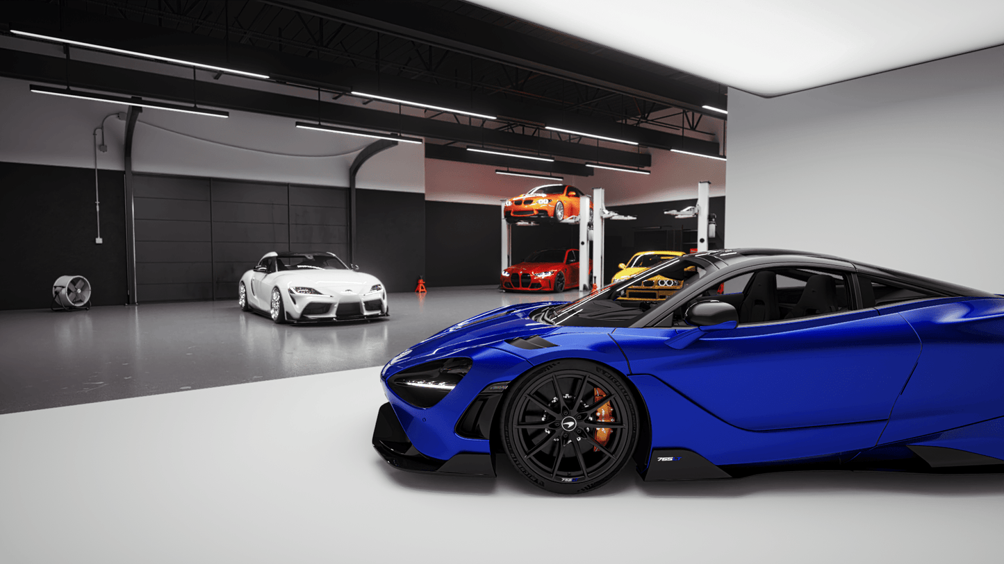 Speedshop studio (Blender scene)