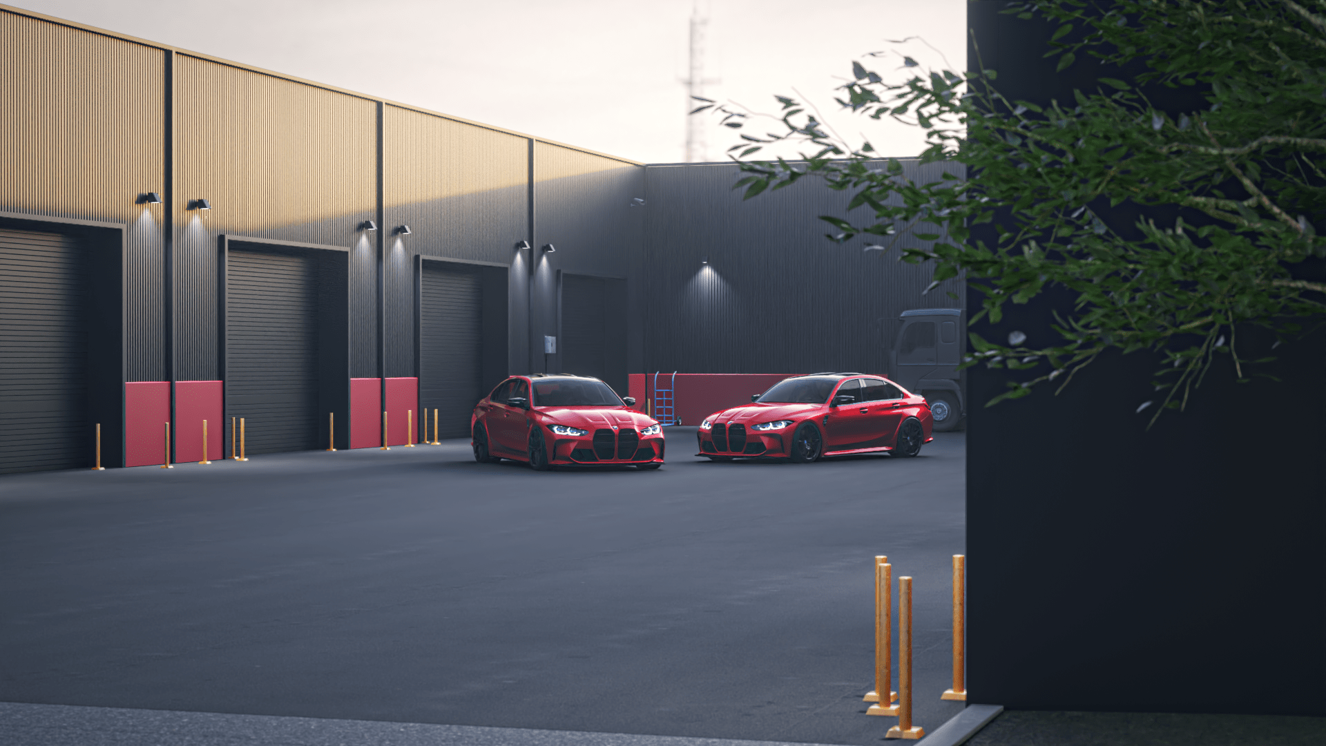 Industrial lot (Blender scene)