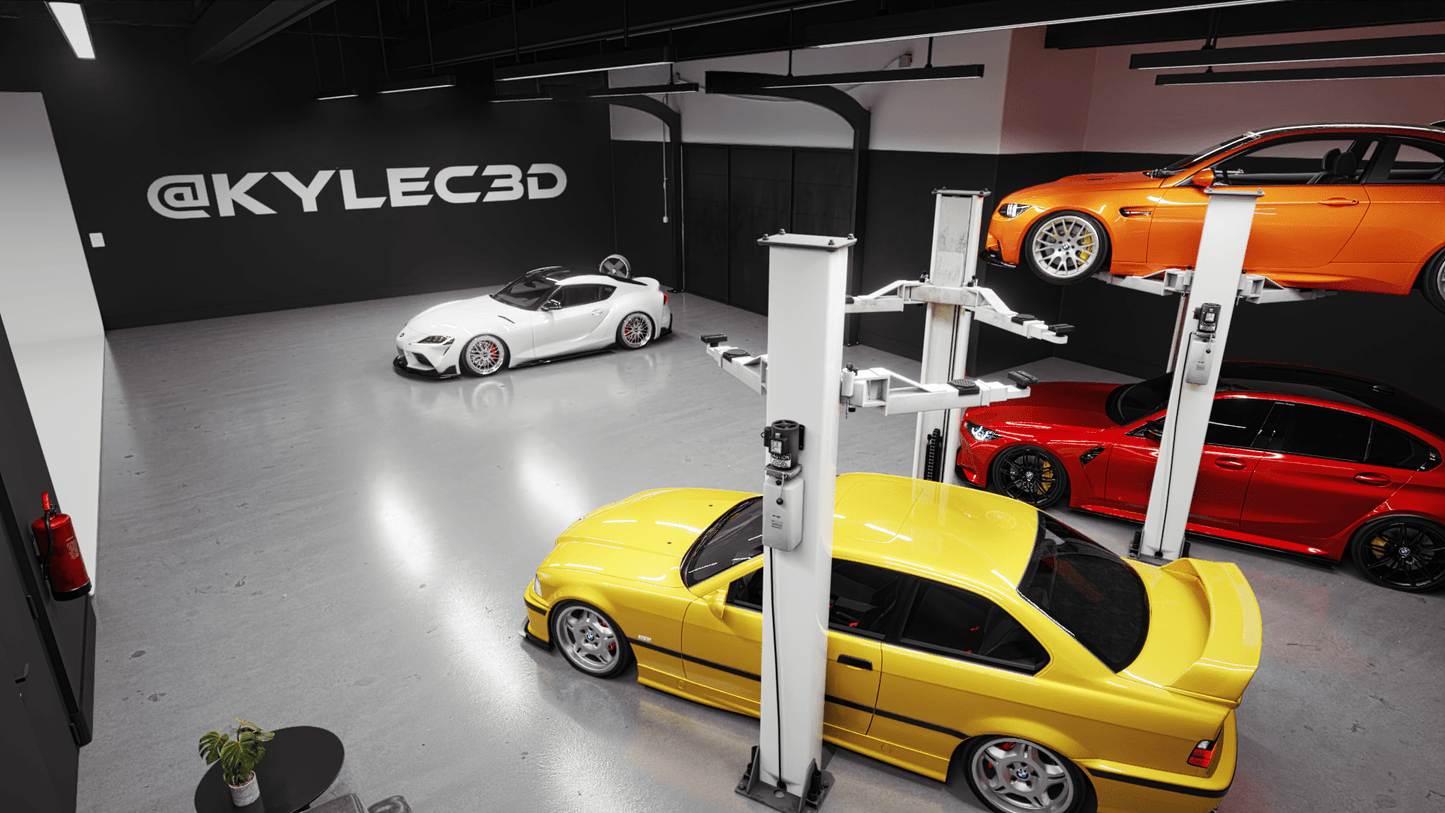 Speedshop studio (Blender scene)