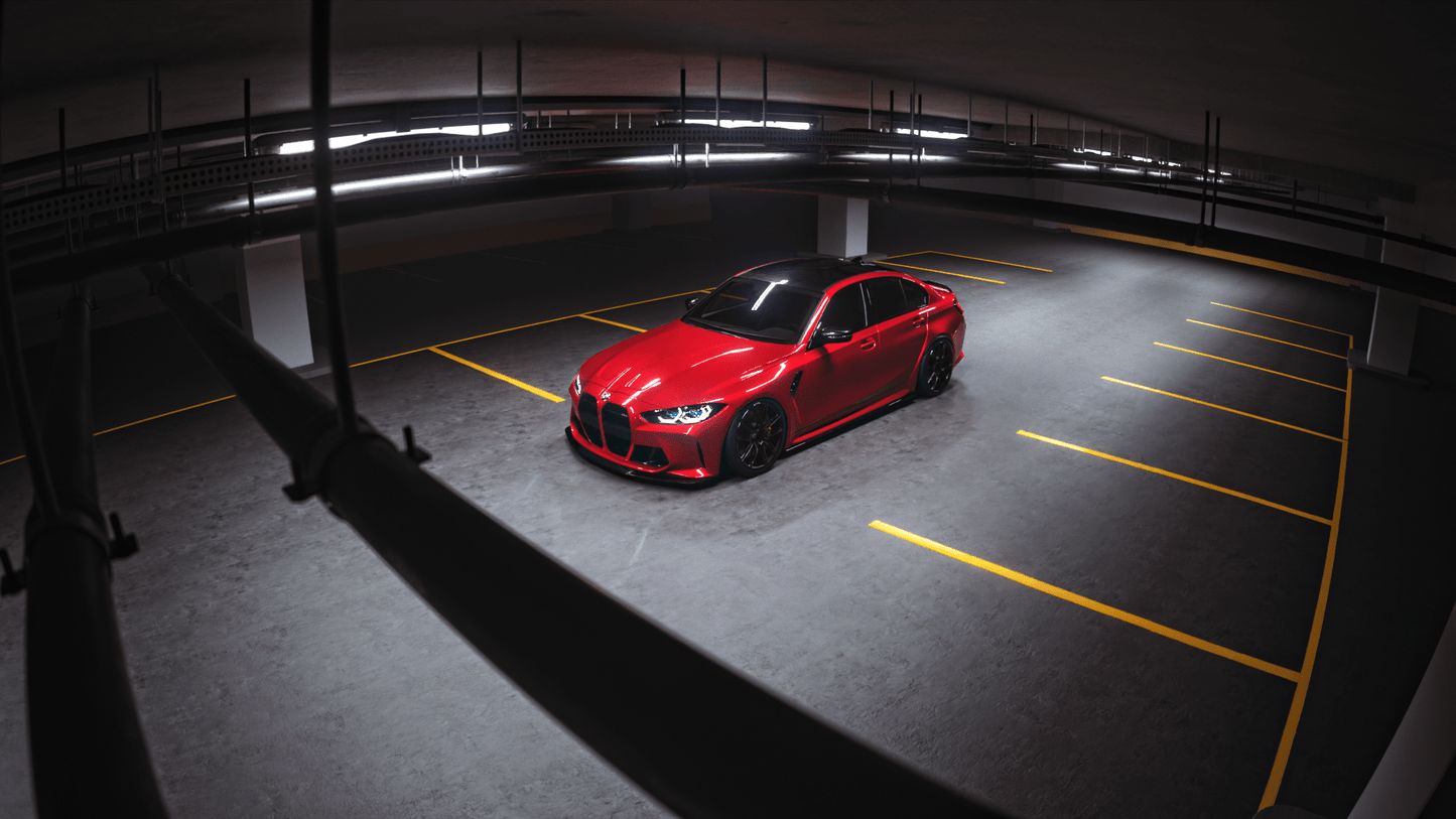 Parking garage (Blender scene)