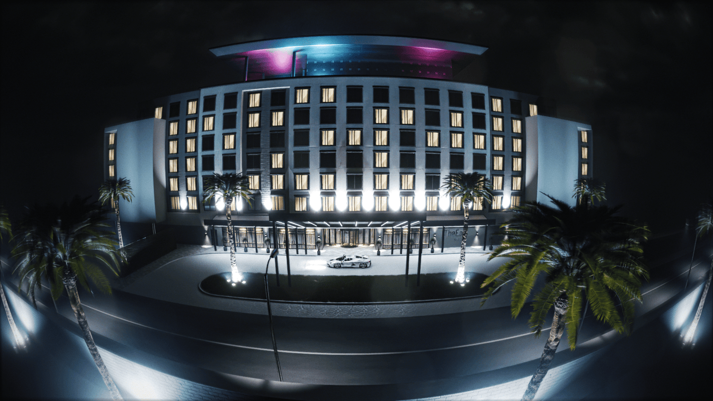 Hotel Exterior (Blender Scene)